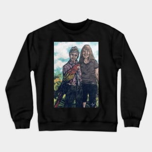 Mother and daughter fun Crewneck Sweatshirt